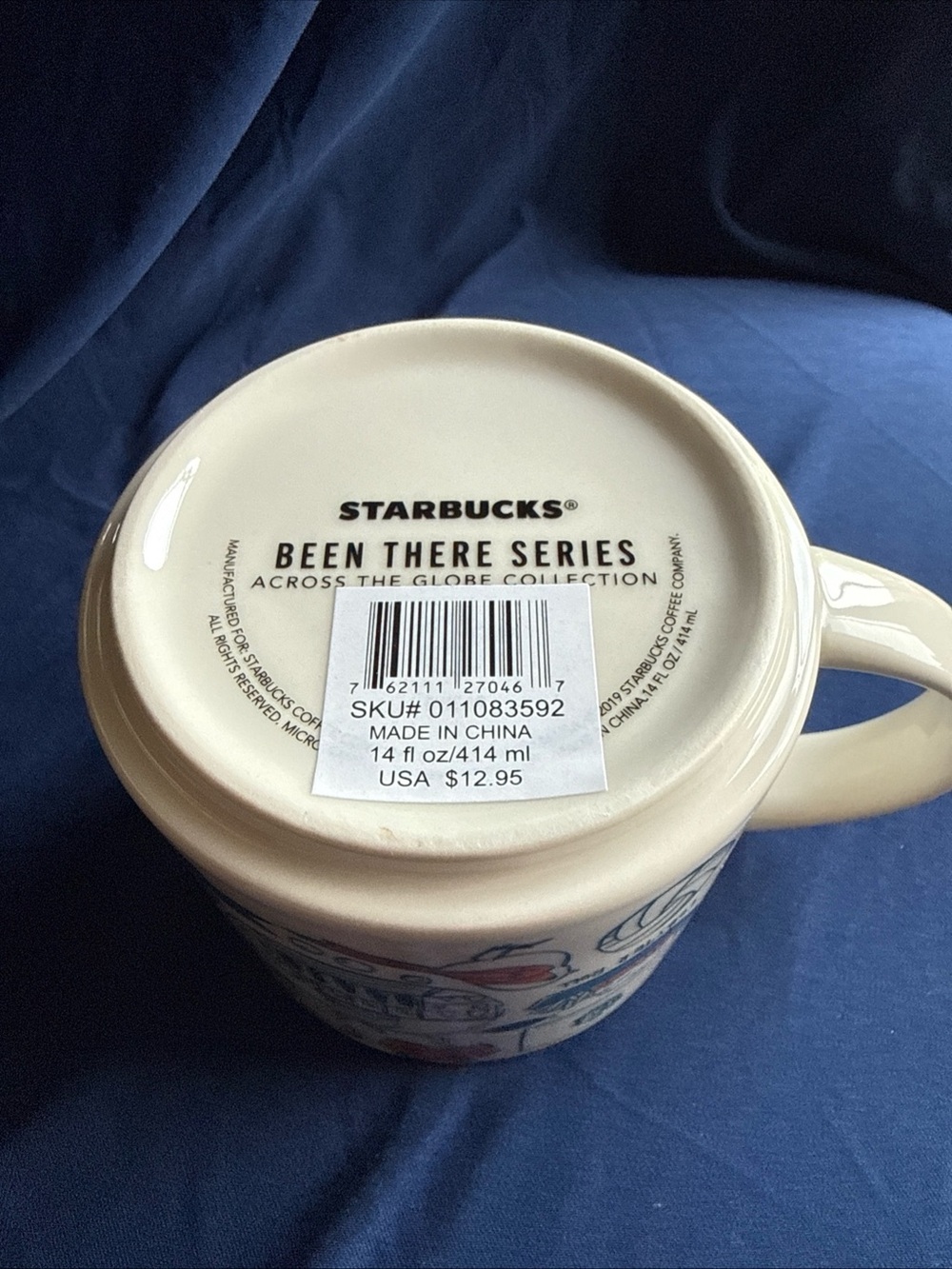 Starbucks Been There Series Massachusetts Mug 14oz Collector Cup w/ Box NWT NEW - Picture 6 of 13